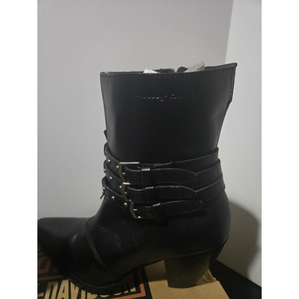 Harley Davidson Bette 3 strap Zip Boot ladies size 9.5 - Picture 4 of 16